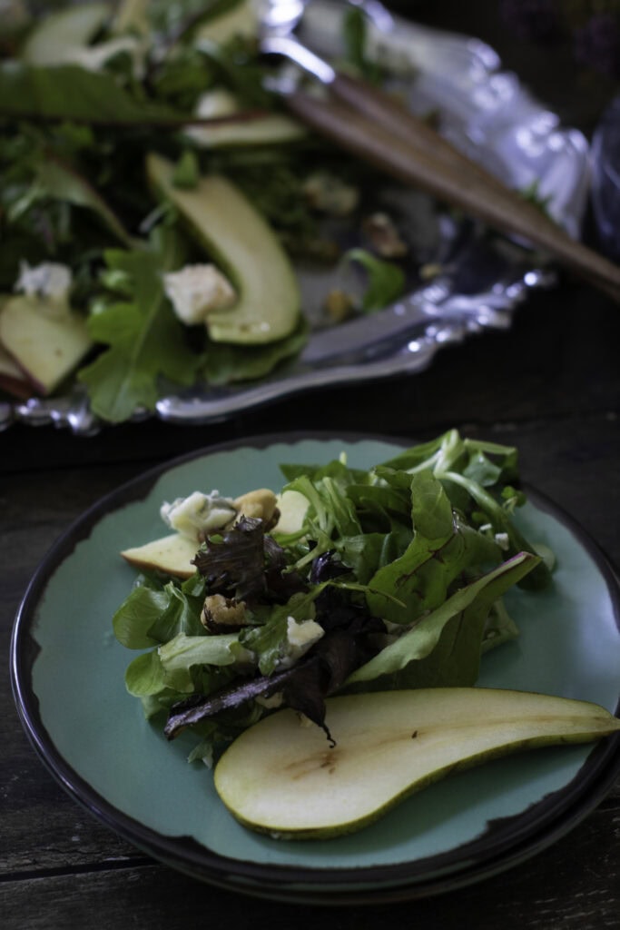 photo of the finished harvest salad