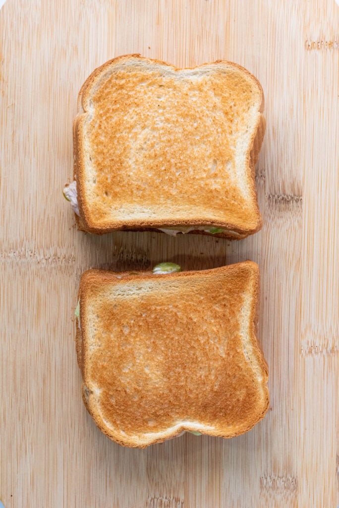 tuna melt sandwich process photo