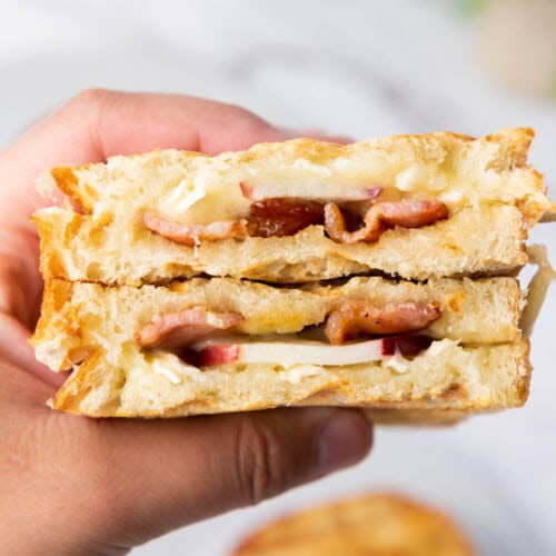 photo of the finished panini