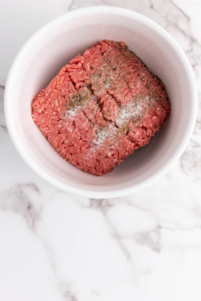 smash burger tacos process photo