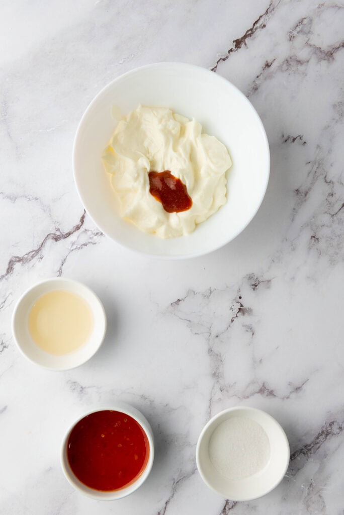 bang bang shrimp process photo