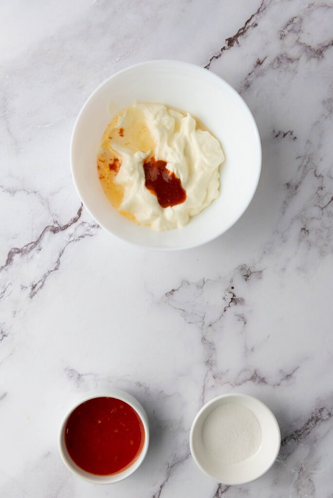 bang bang shrimp process photo