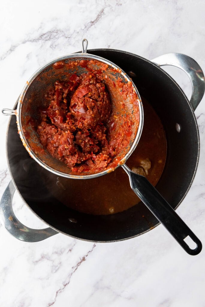 quesabirria tacos process photo