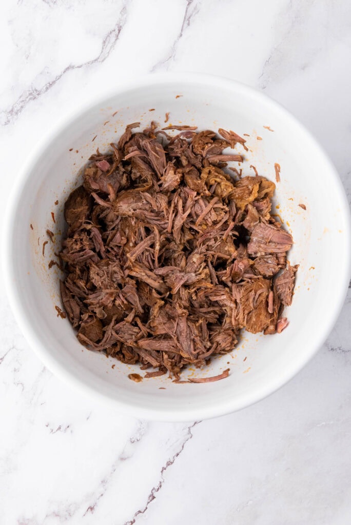 quesabirria tacos process photo