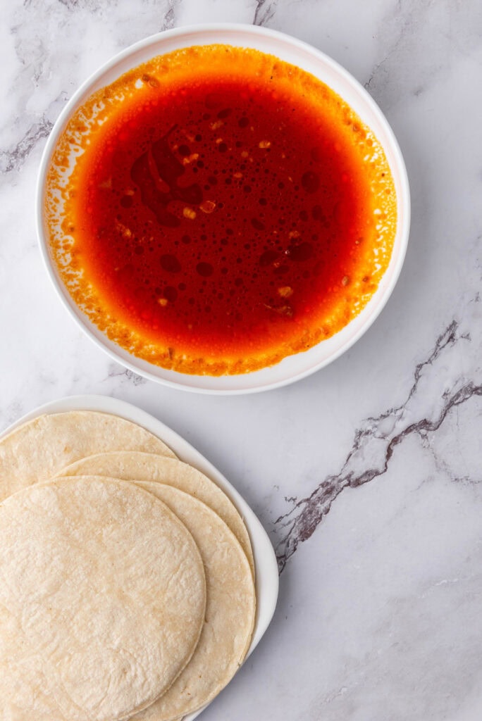 quesabirria tacos process photo