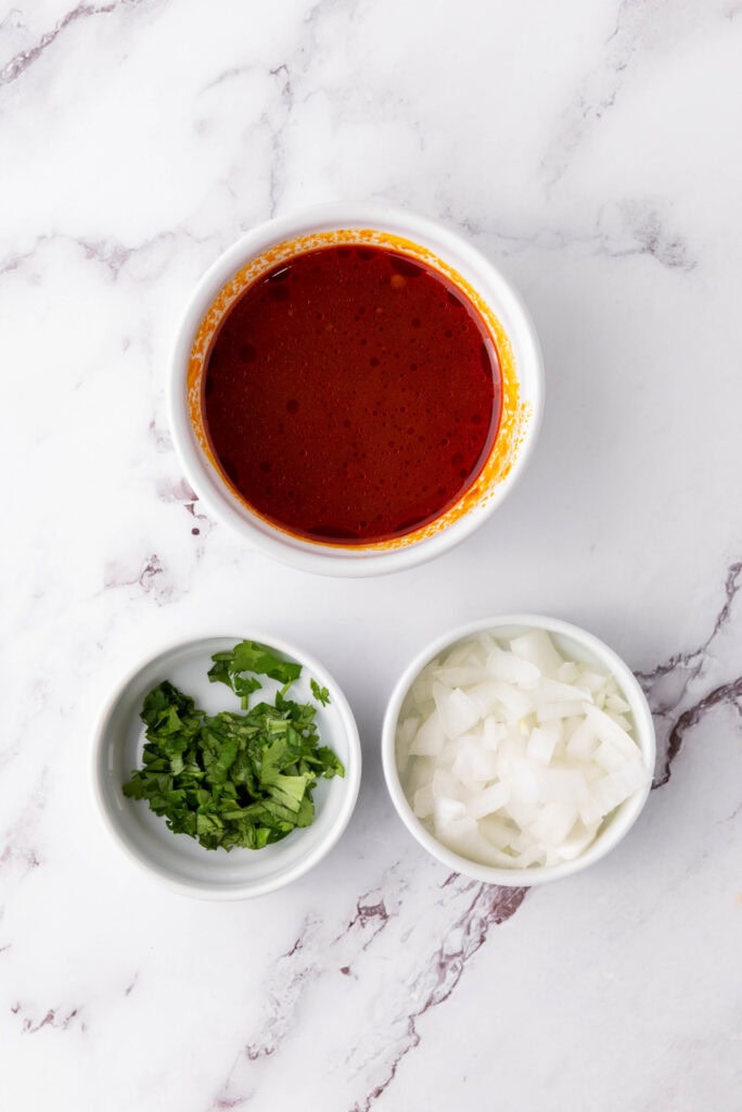 quesabirria tacos process photo