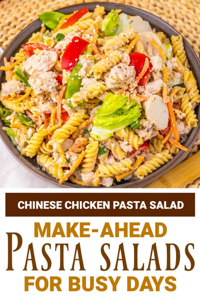 Pasta Salad Recipes - Chinese Chicken Pasta Salad