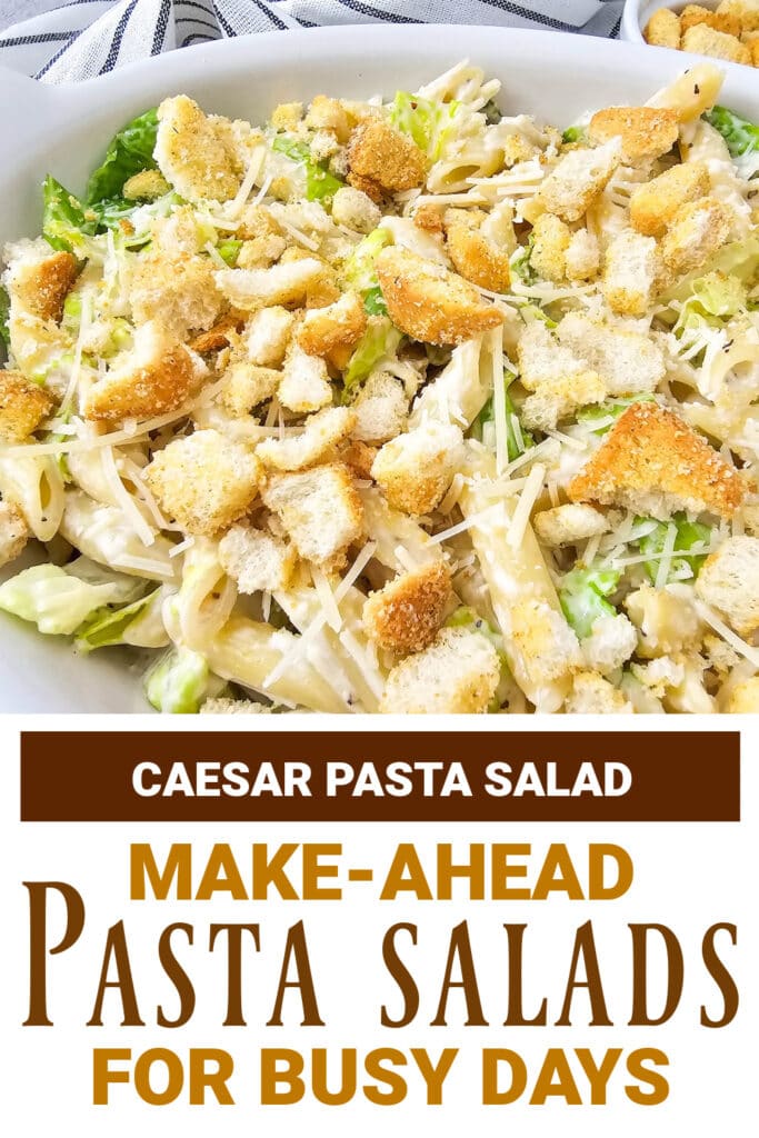 Pasta Salad Recipes - caesar pasta salad