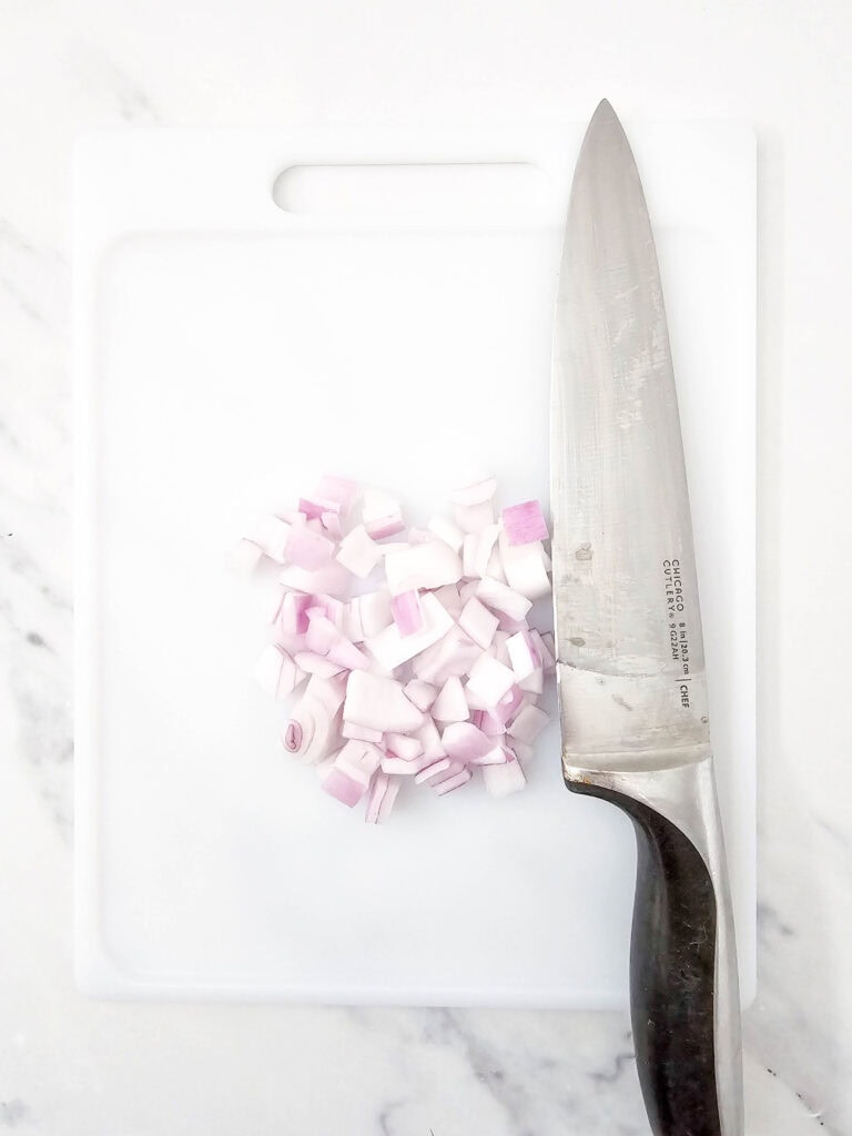 cobb pasta salad process photo
