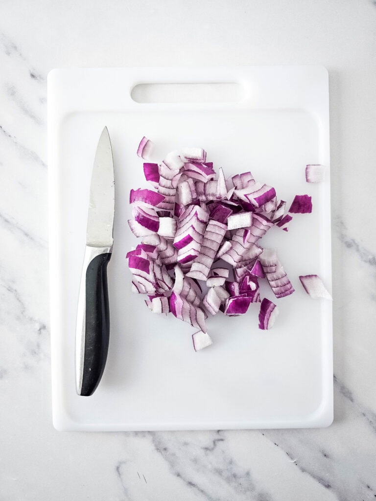broccoli pasta salad process photo