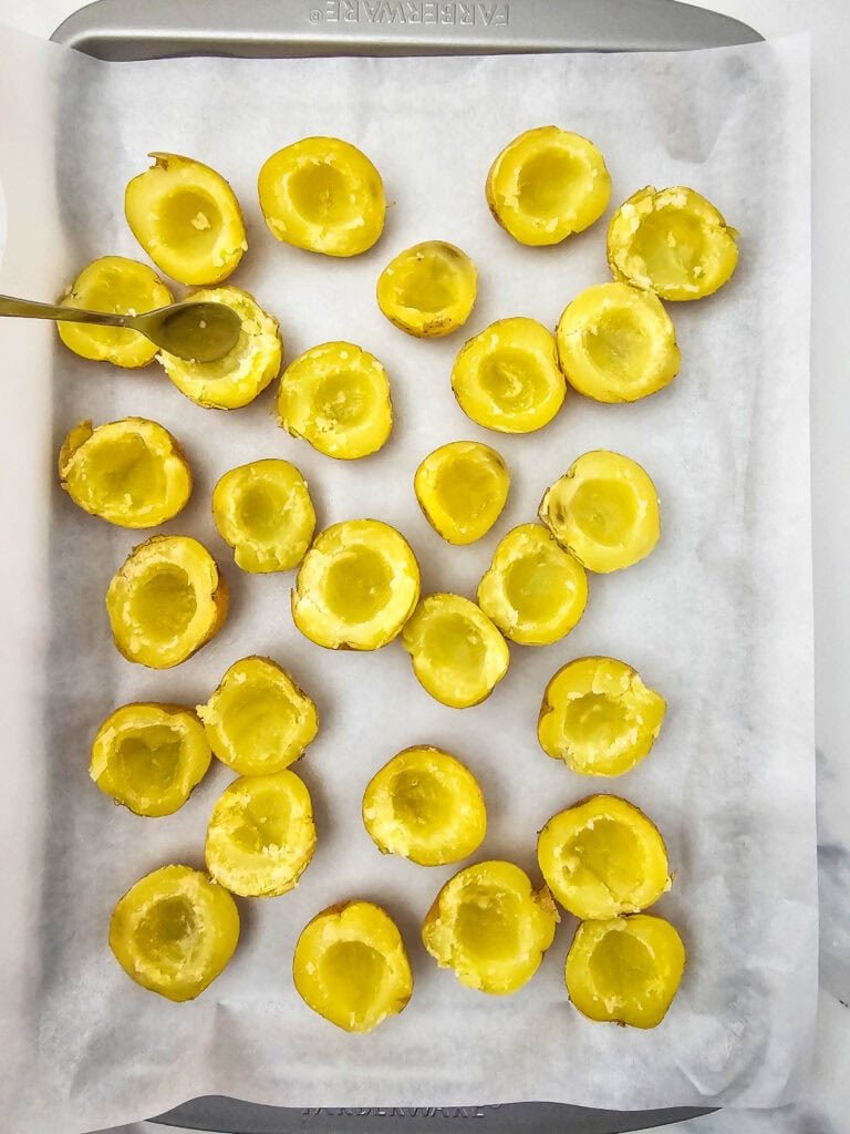 deviled potatoes process photo