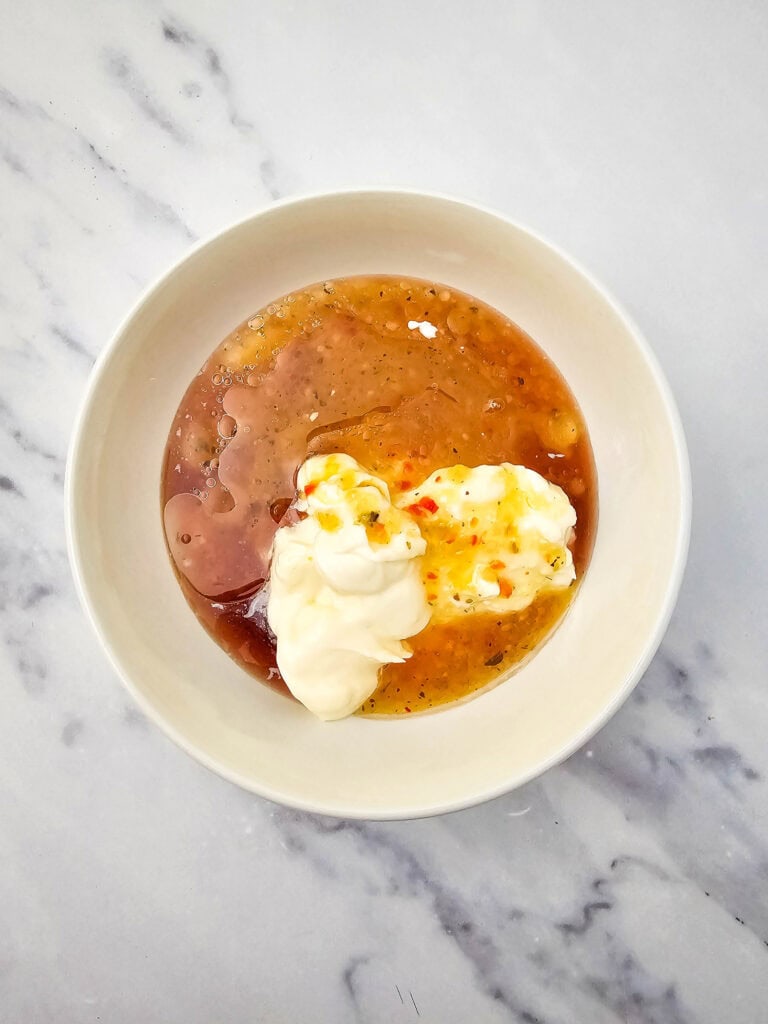 Italian Hoagie Pasta Salad Process Photo