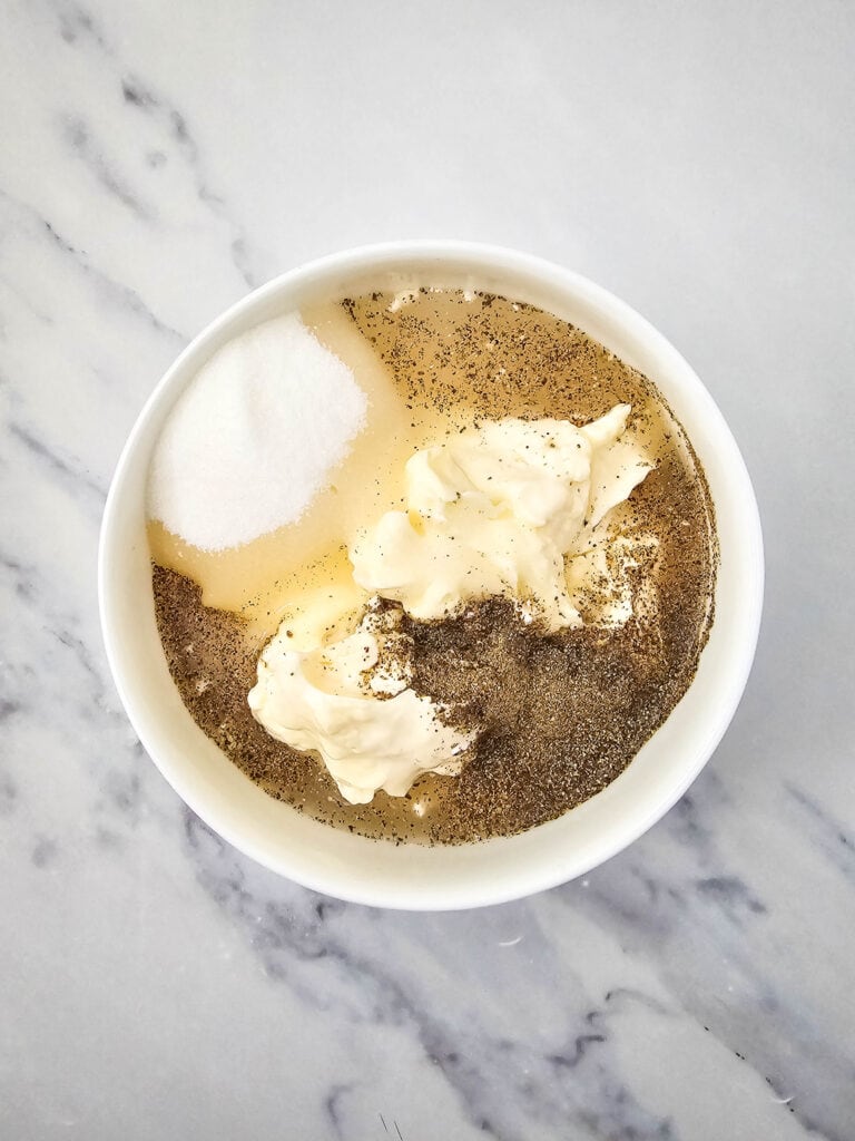 broccoli pasta salad process photo