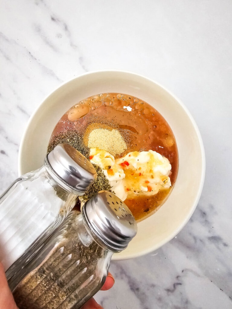 Italian Hoagie Pasta Salad Process Photo