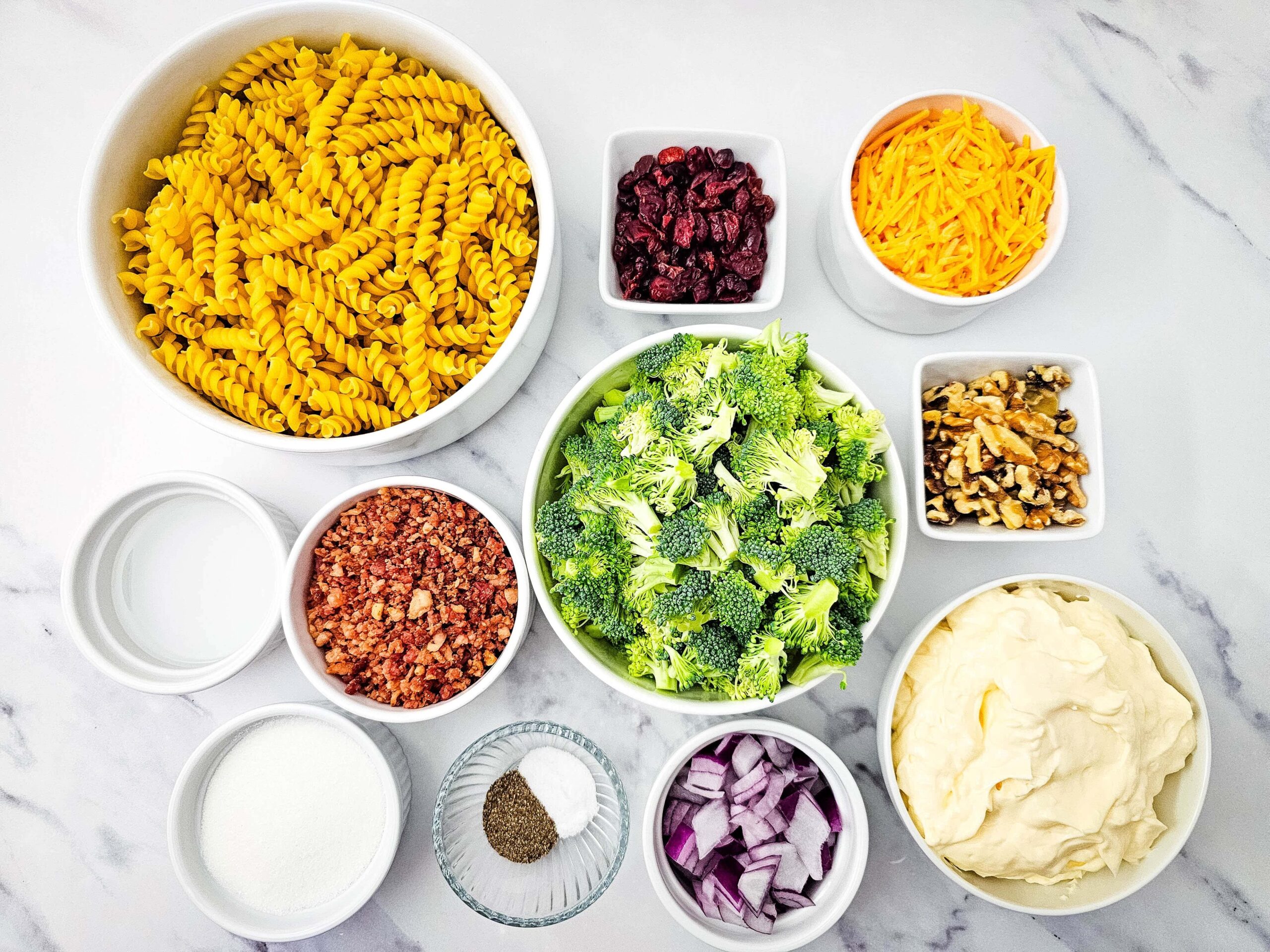 broccoli pasta salad ingredients