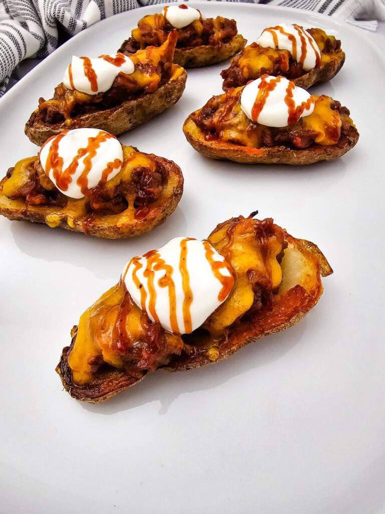 Pulled Pork Potato Skins