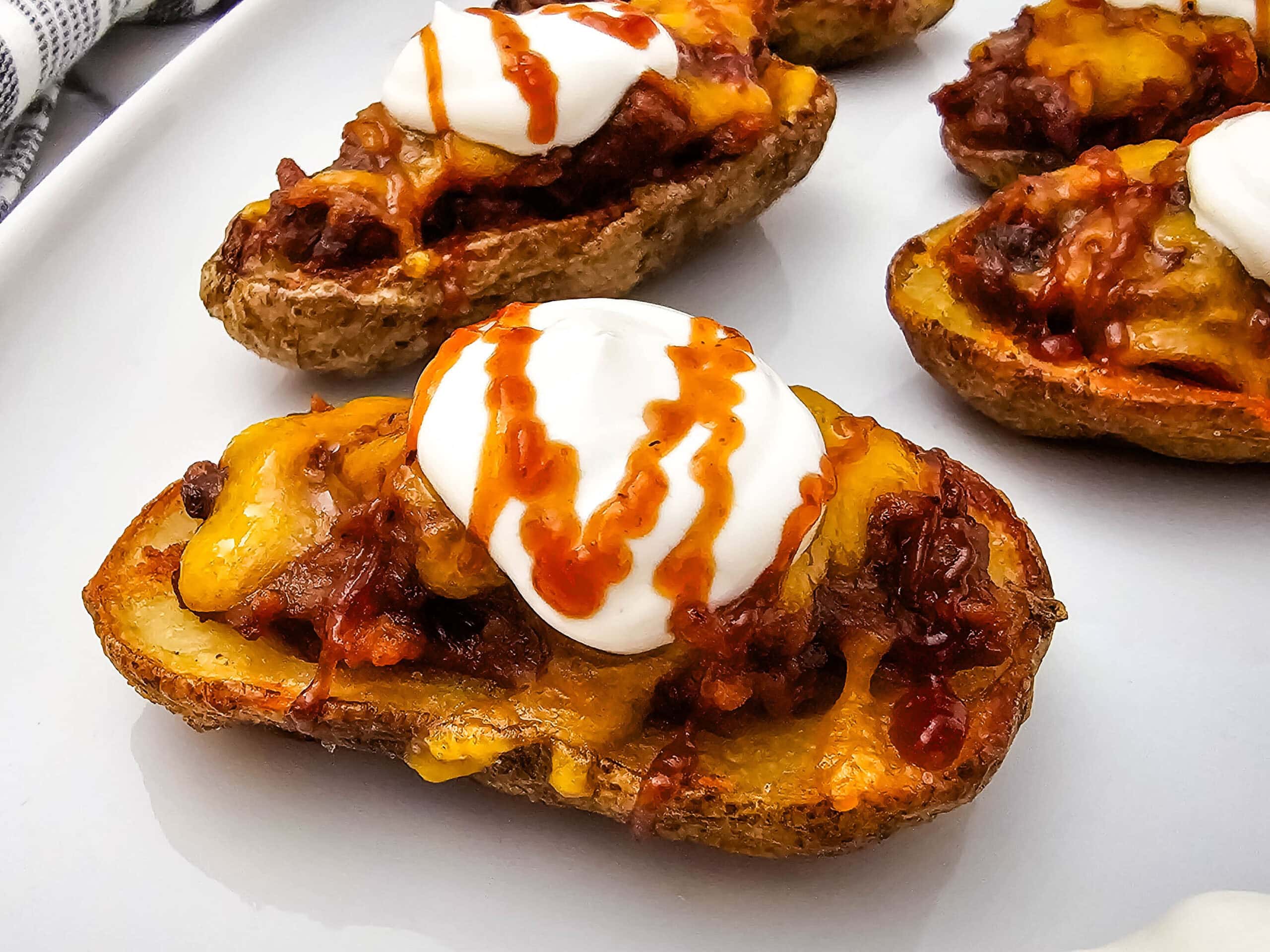 Pulled Pork Potato Skins