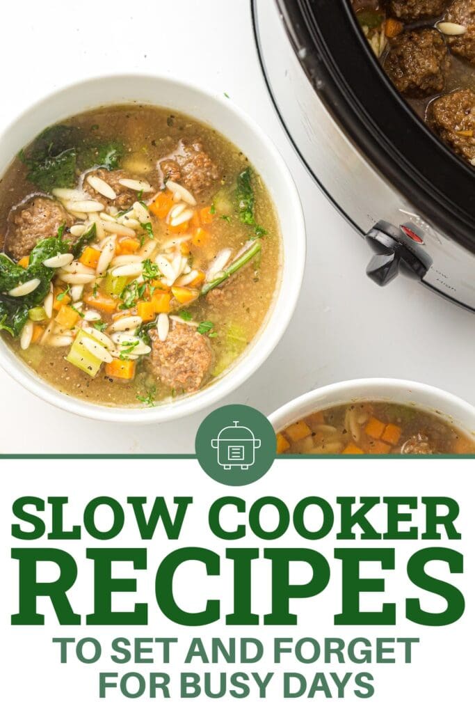 Slow Cooker Recipes - slow cooker italian wedding soup