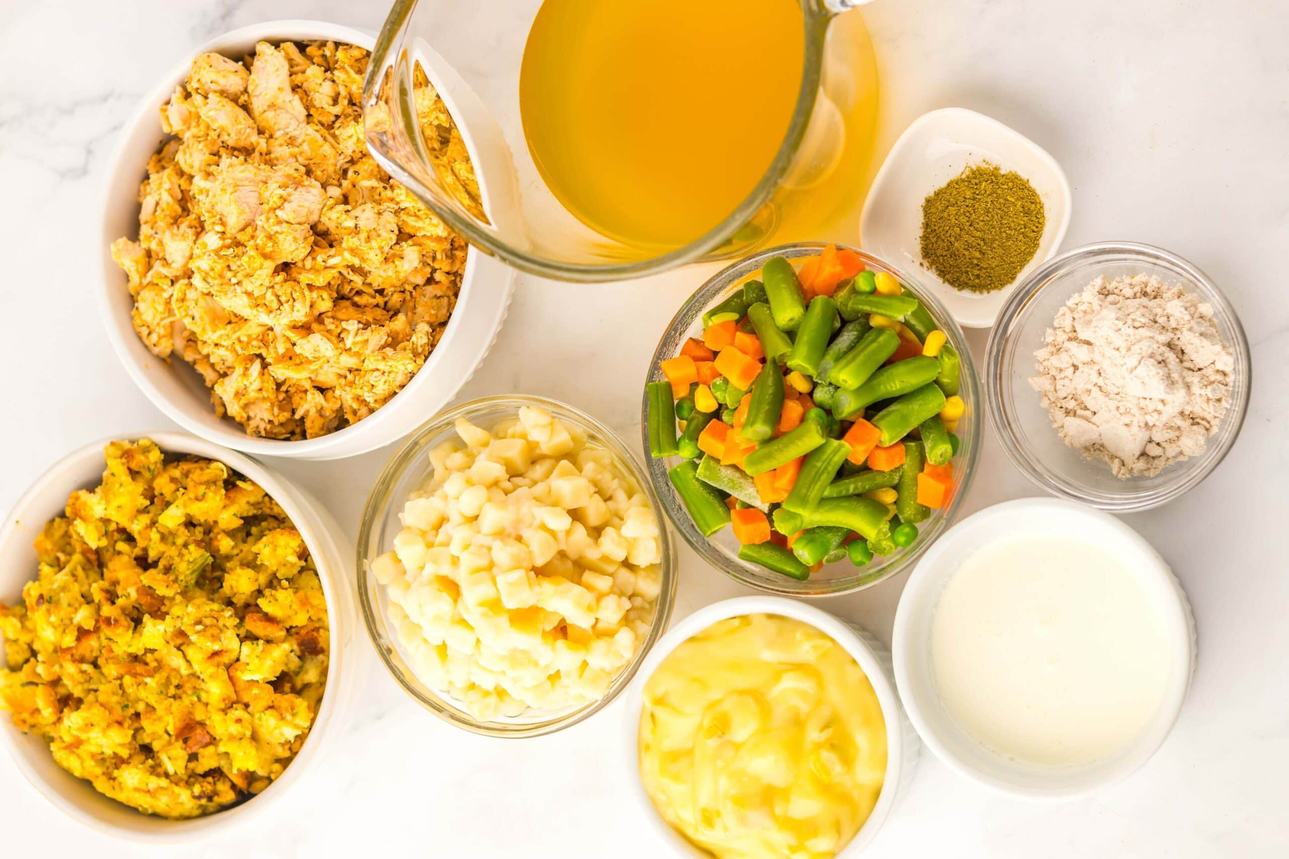 Slow Cooker Turkey Pot Pie Process Photo
