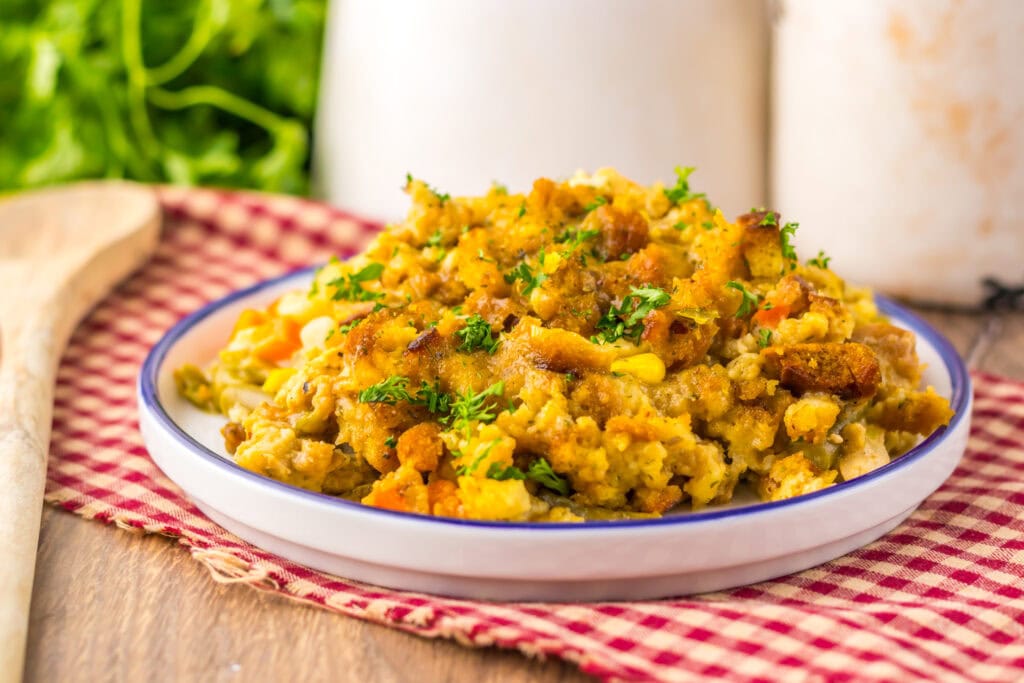 photo of the finished Slow Cooker Turkey Pot Pie