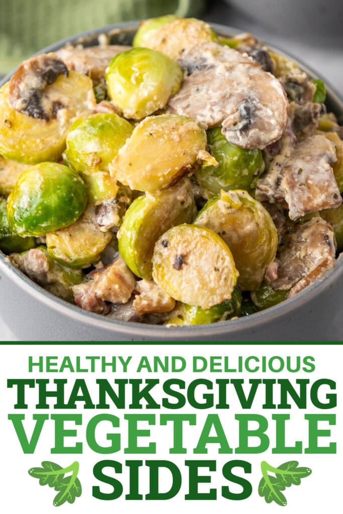 Thanksgiving Vegetable Sides - Creamy Brussel Sprouts