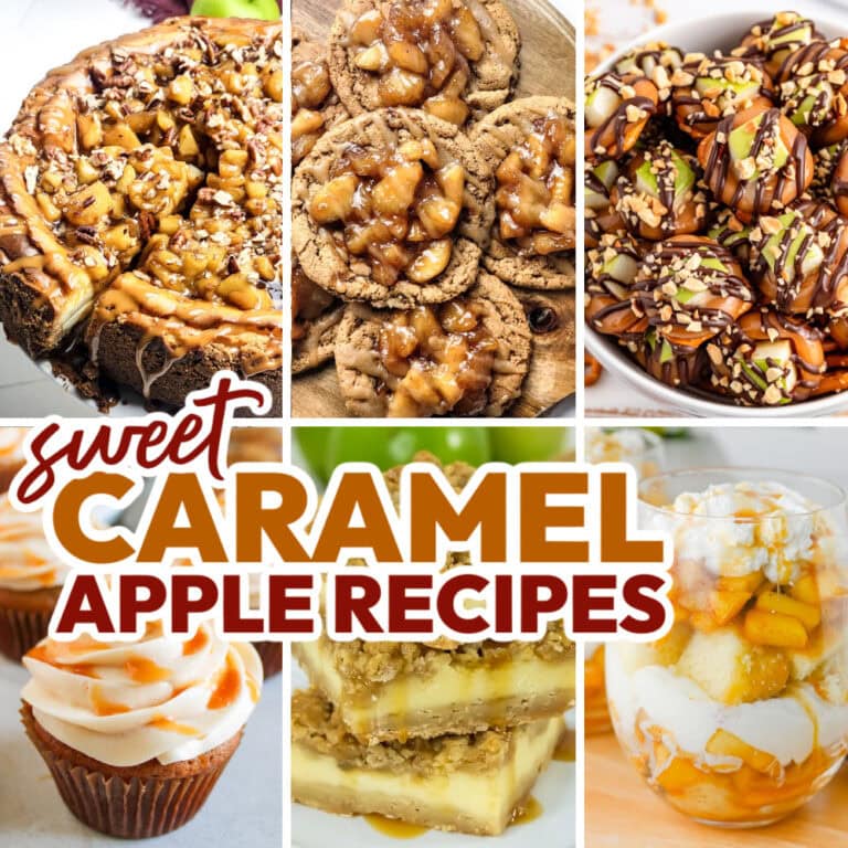 caramel apple inspired recipes