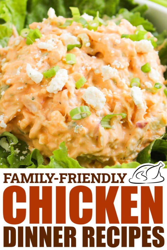 chicken dinner recipes - Buffalo Chicken Salad