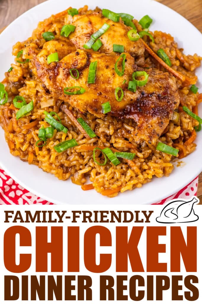 chicken dinner recipes - One Pan Japanese BBQ Chicken And Rice