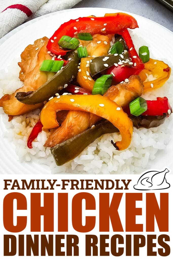 chicken dinner recipes - Sheet Pan Teriyaki Chicken and Peppers