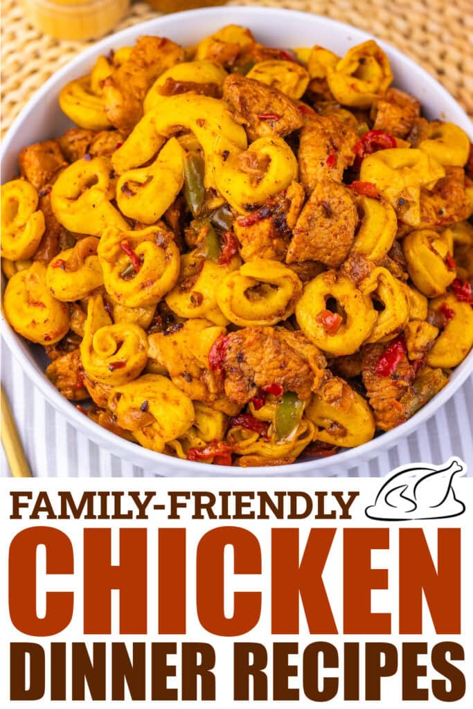 chicken dinner recipes - Southwest Ranch Chicken Tortellini