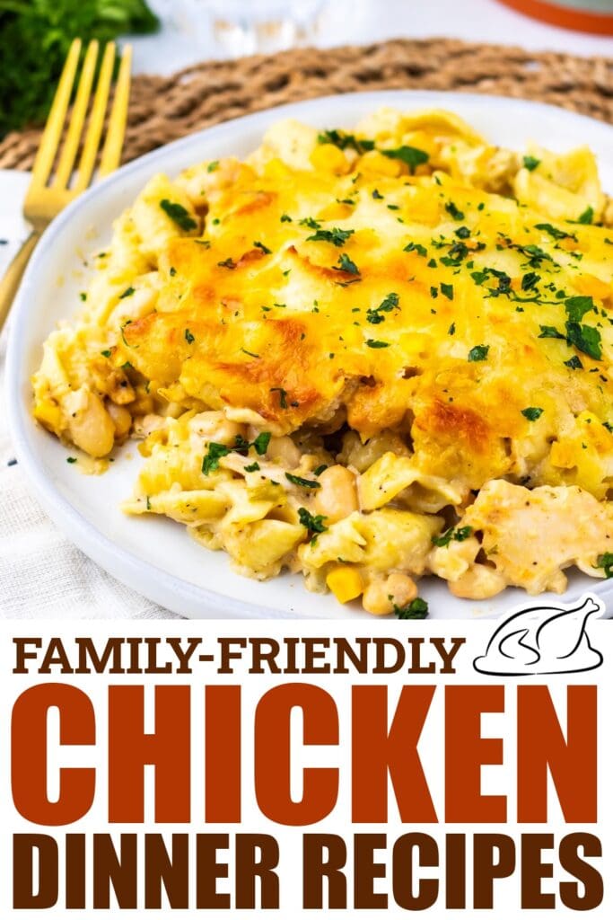 chicken dinner recipes - White Chicken Chili Mac and Cheese