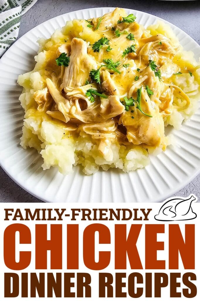 chicken dinner recipes - slow cooker chicken and gravy