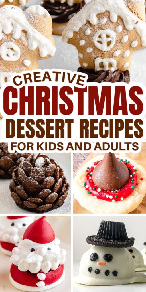 christmas desserts pin images
