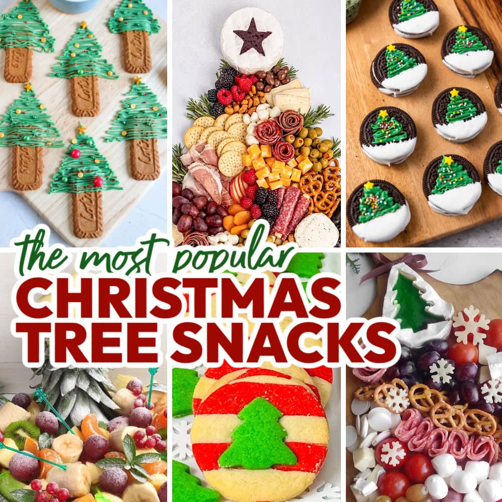 christmas tree snacks featured image