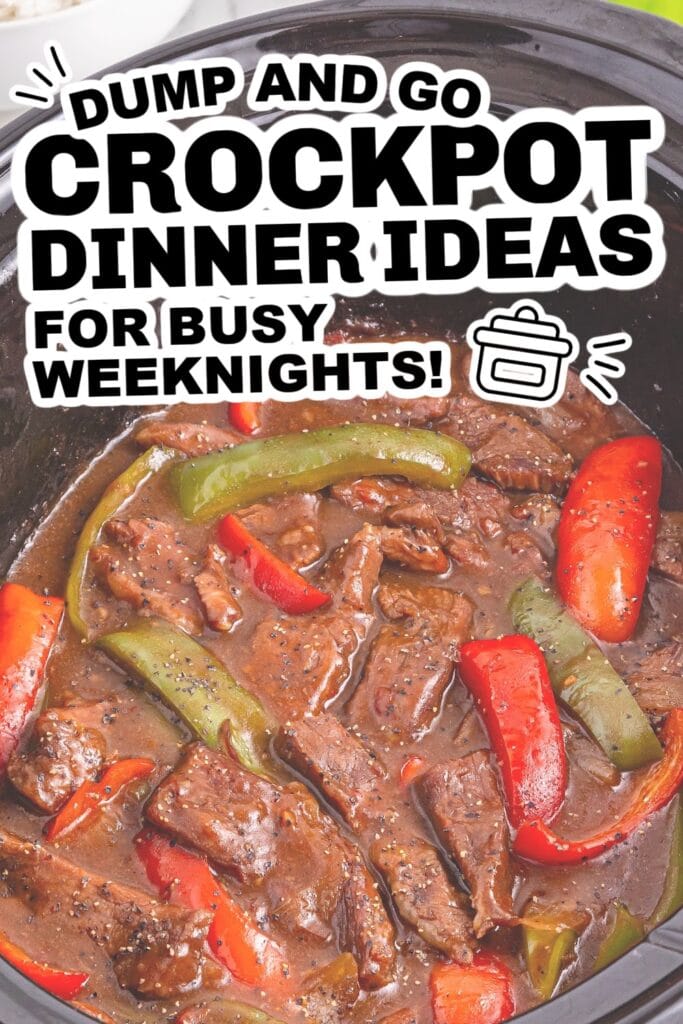 crockpot dinners pin image