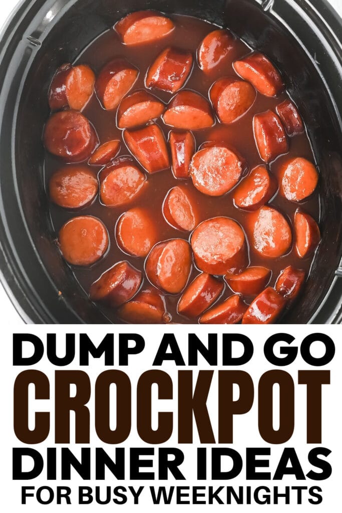 crockpot dinner ideas - Crockpot BBQ Sausages