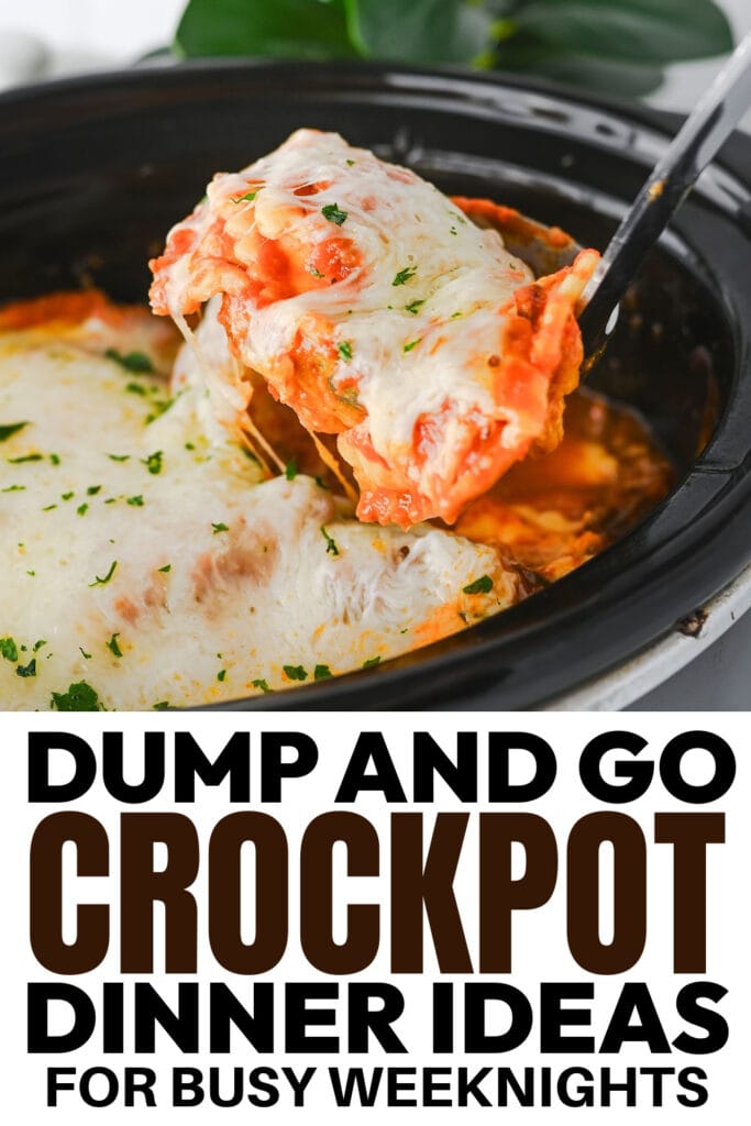crockpot dinner ideas - Crockpot Ravioli Lasagna
