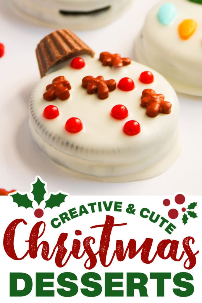 cute christmas desserts - Christmas Ornament Oreos