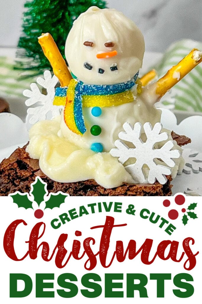 cute christmas desserts - Snowman Truffles on Fudge Bliss