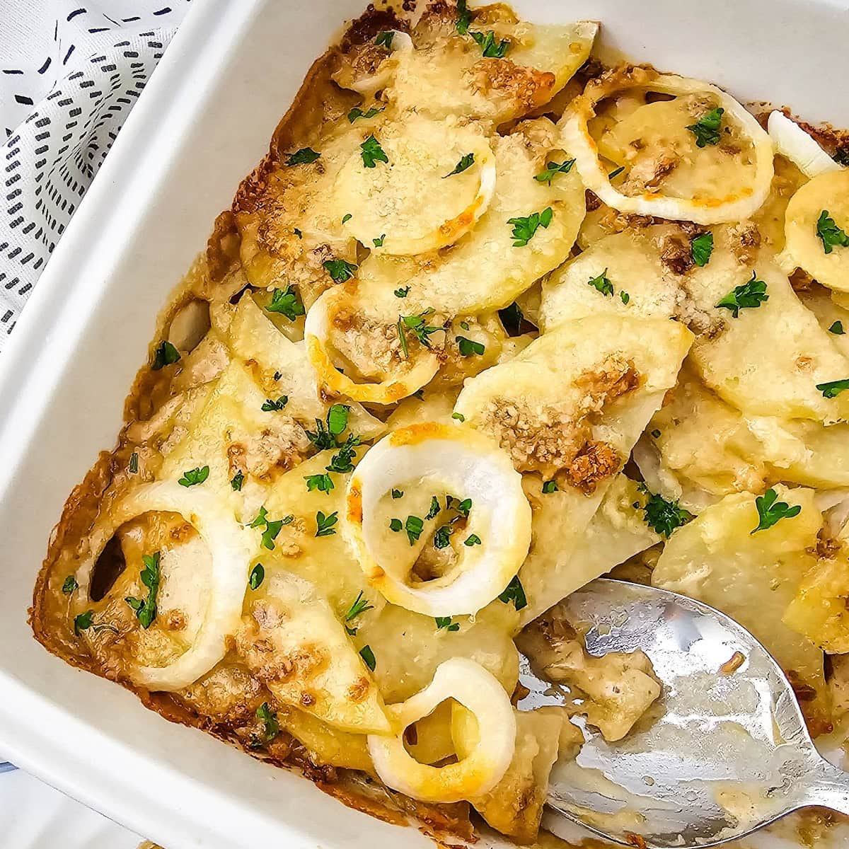 french onion potato bake featured image