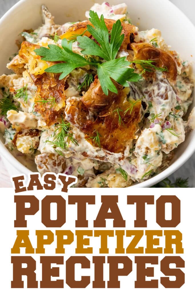 potato appetizer recipes - Smashed Potato Salad