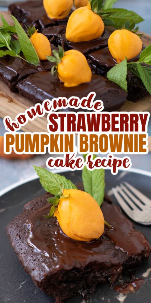 Pumpkin Patch Brownie Cake Pin Image