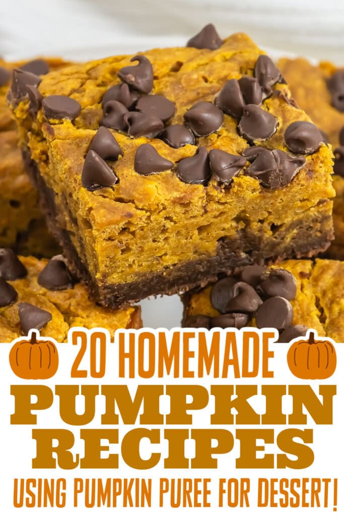pumpkin recipes using pumpkin puree - Pumpkin Brownies