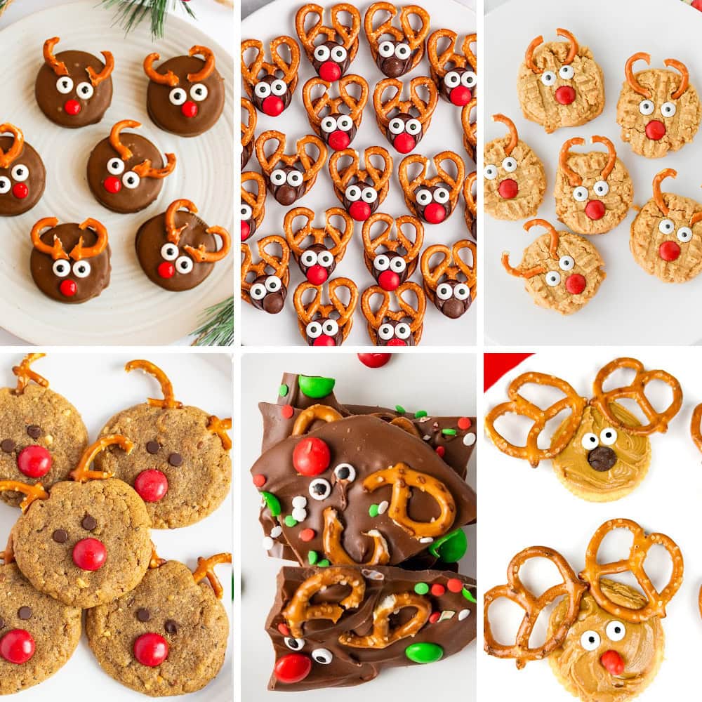 reindeer themed treats