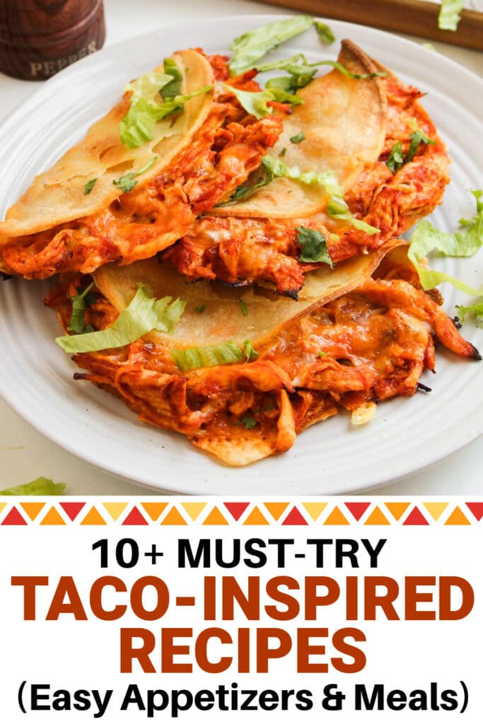 taco inspired recipes - No-Fry Crispy Baked Chicken Tacos