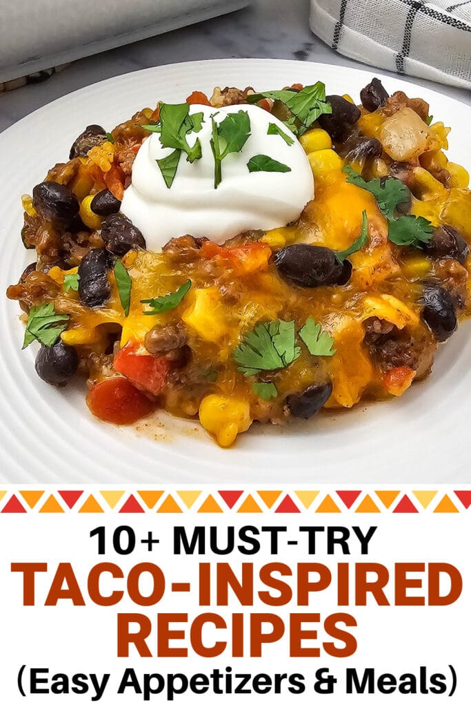 taco inspired recipes - Taco Rice Casserole
