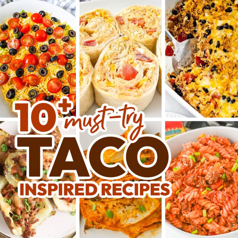 taco inspired recipes featured image