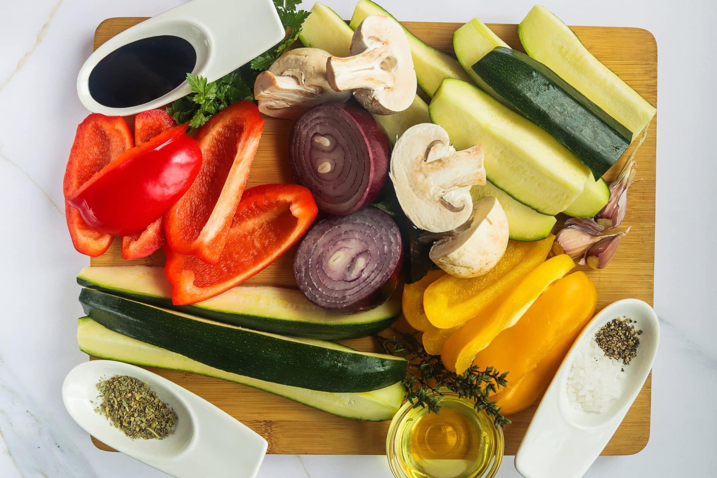 balsamic grilled vegetable ingredients