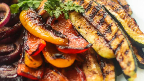 Grilled Vegetables with Balsamic Vinegar and Herbs