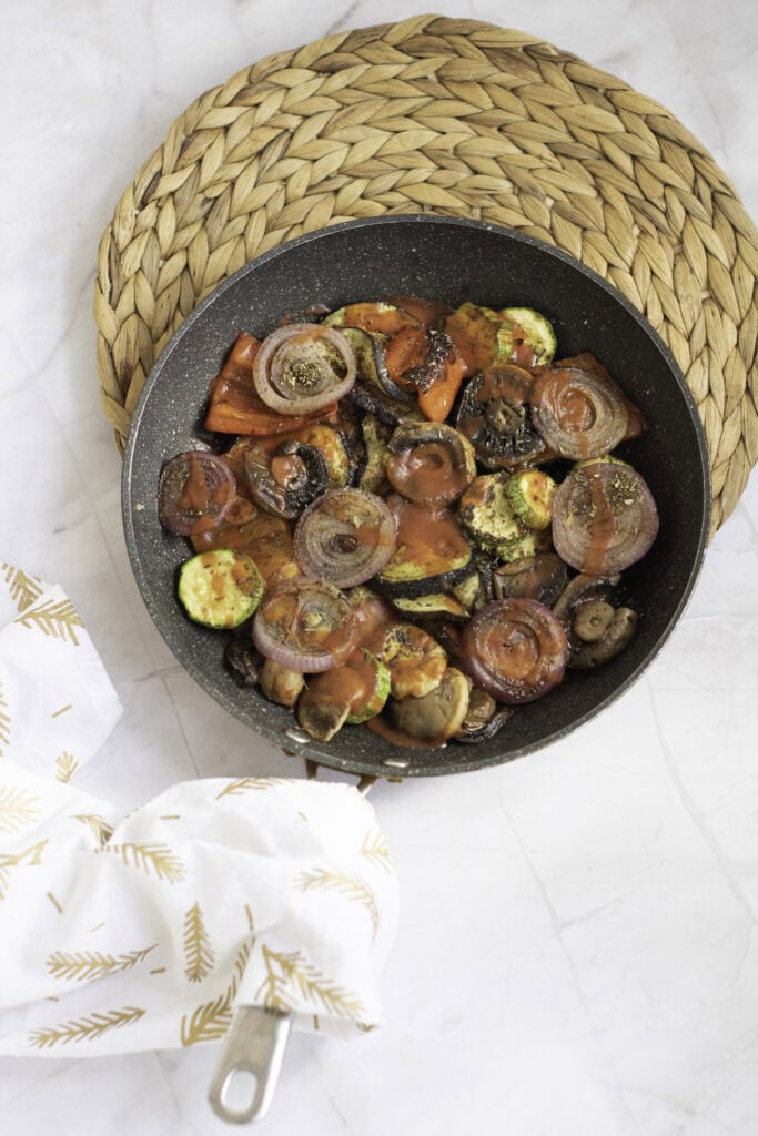 ratatouille casserole process photo